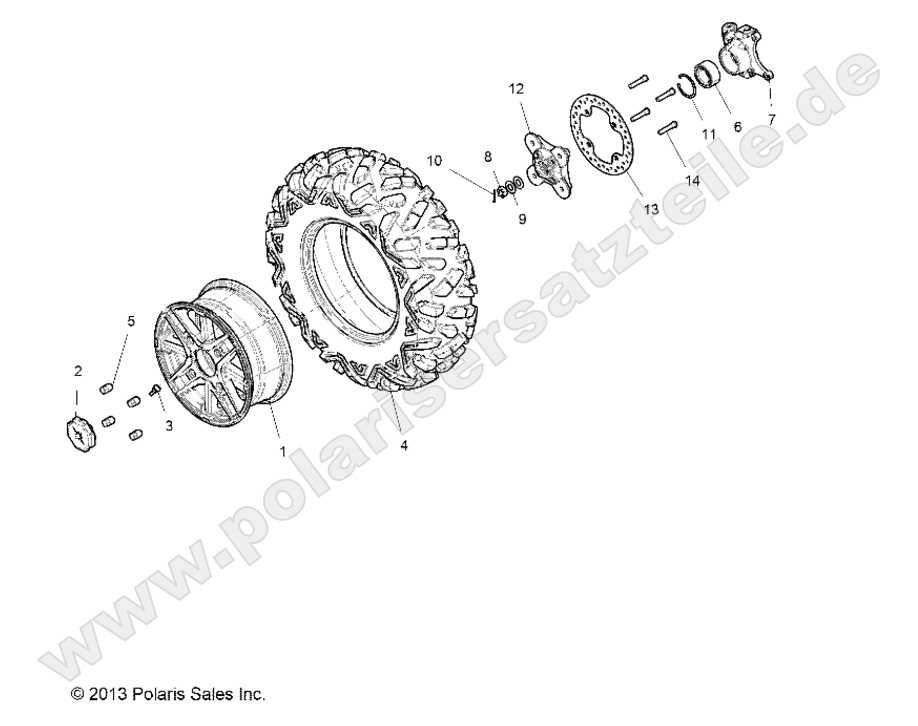 WHEELS, FRONT WHEELS, FRONT