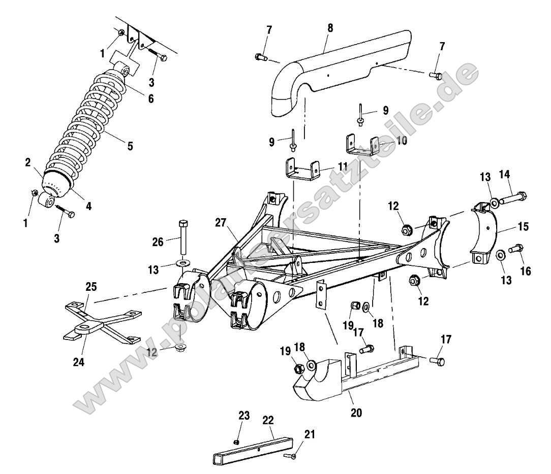 Swing Arm Weldment (Rear)