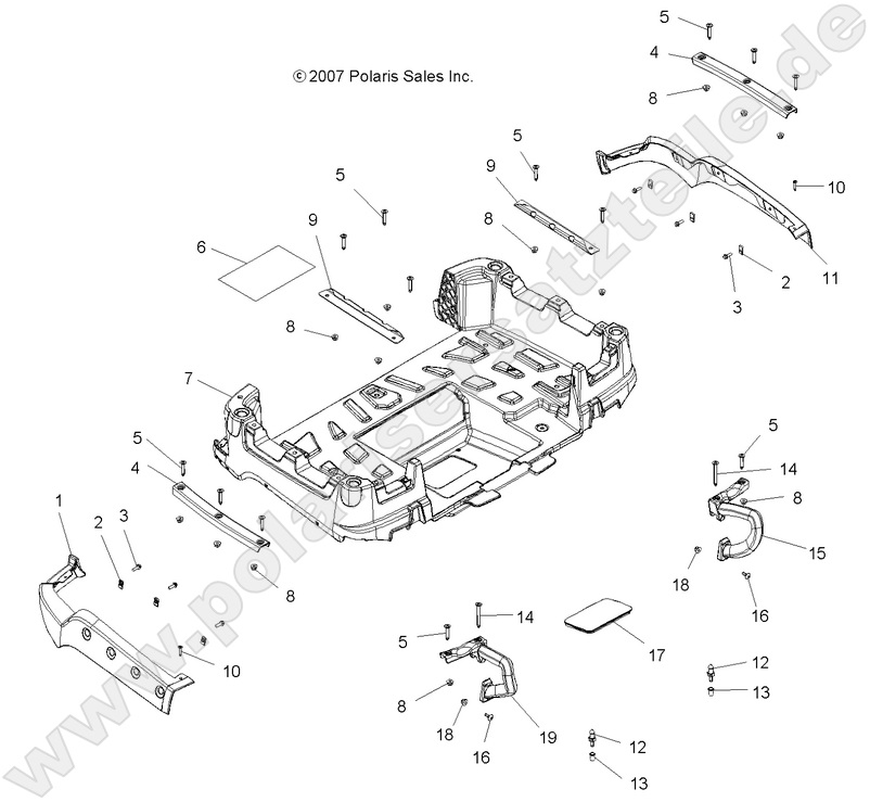 BODY, BOX, REAR