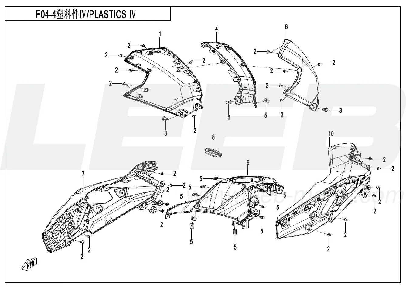 Verkleidungsteile 4 Verkleidungsteile 4