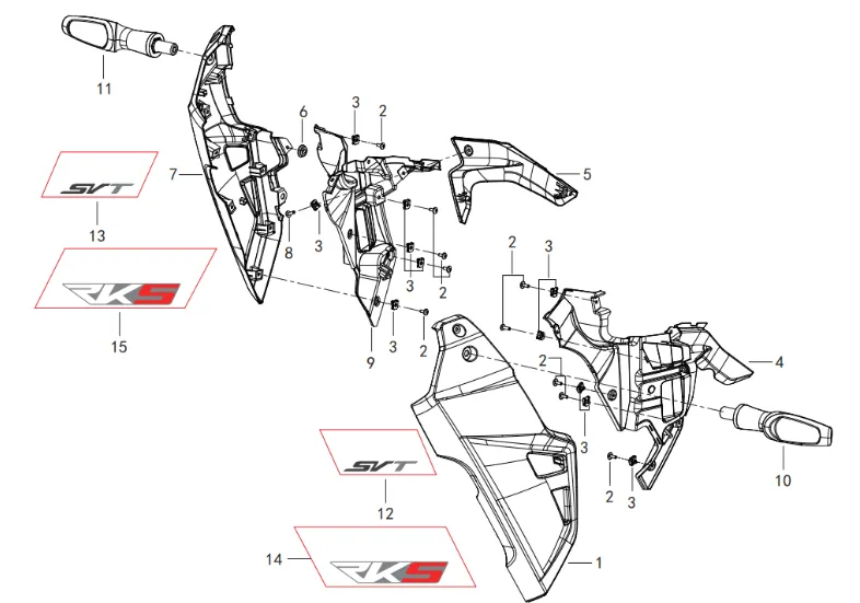 Kraftstofftankverkleidung 3