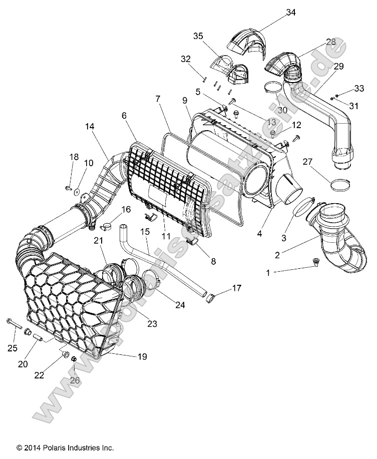 Engine, Air Intake System (49RGRAIRBOX151000AL) Engine, Air Intake System (49RGRAIRBOX151000AL)
