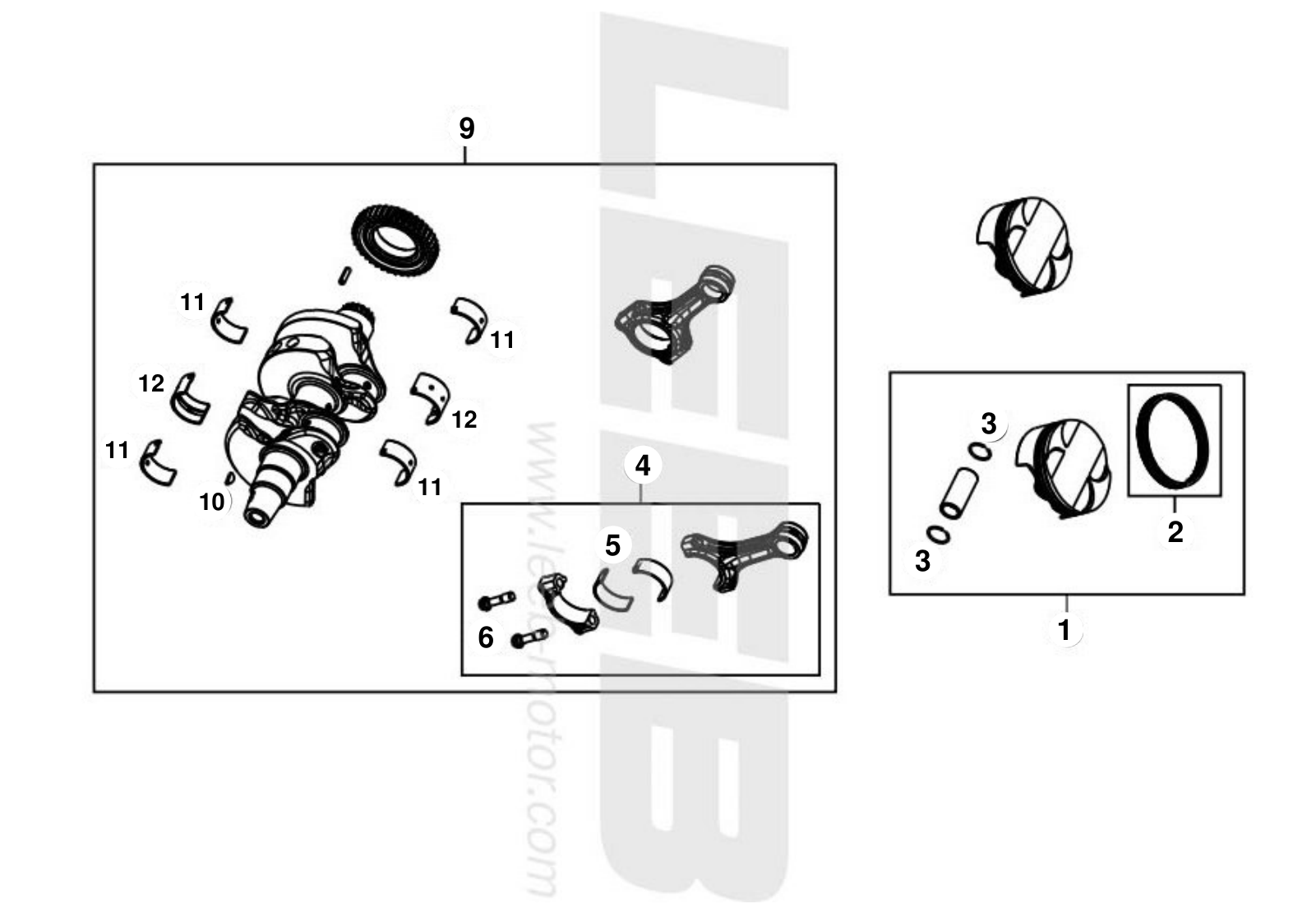 E04 CRANKSHAFT E04 CRANKSHAFT