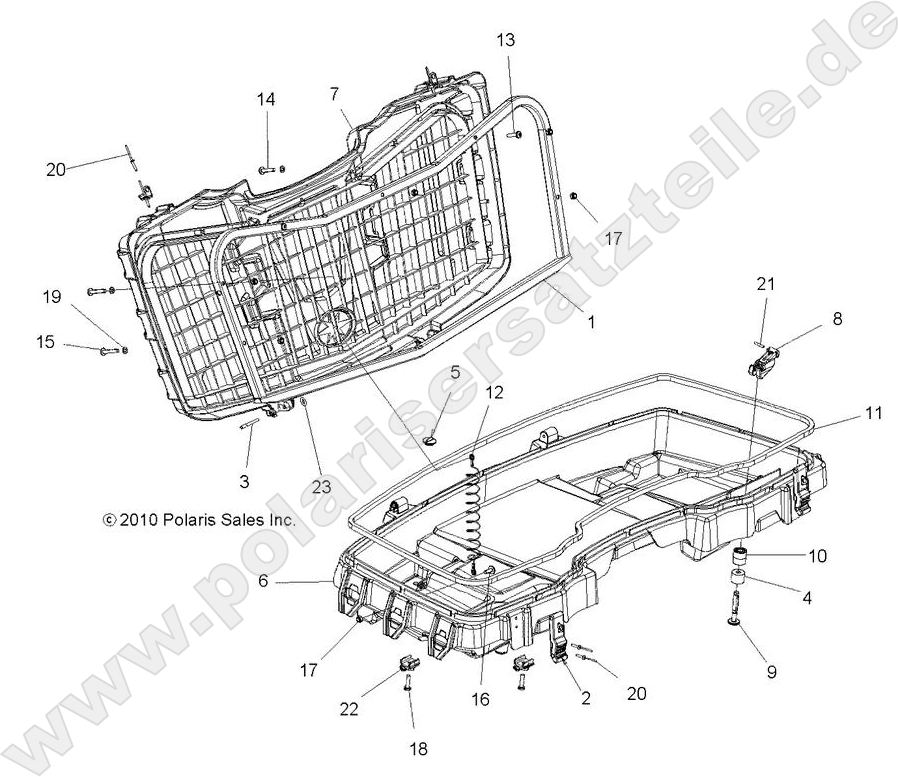 BODY, FRONT CARGO BOX BODY, FRONT CARGO BOX