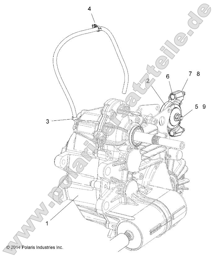 Drive Train, Main Gearcase Mounting Drive Train, Main Gearcase Mounting