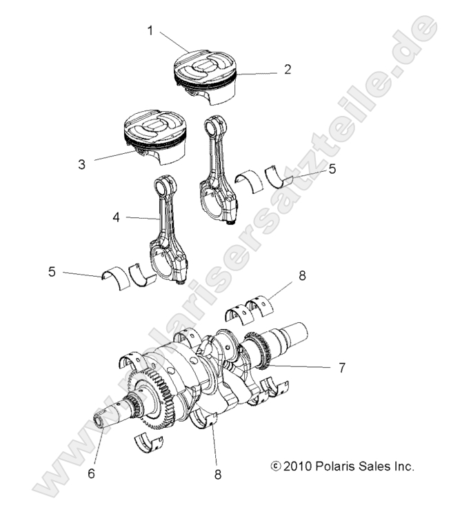 ENGINE, CRANKSHAFT and PISTON ENGINE, CRANKSHAFT and PISTON