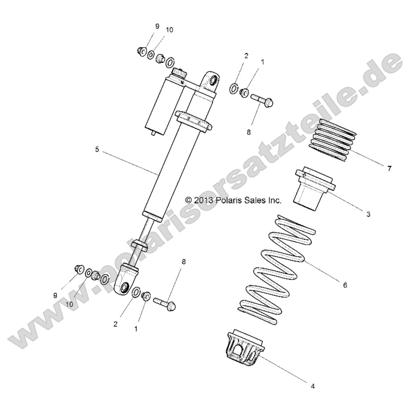 SUSPENSION, FRONT SHOCK MOUNTING SUSPENSION, FRONT SHOCK MOUNTING