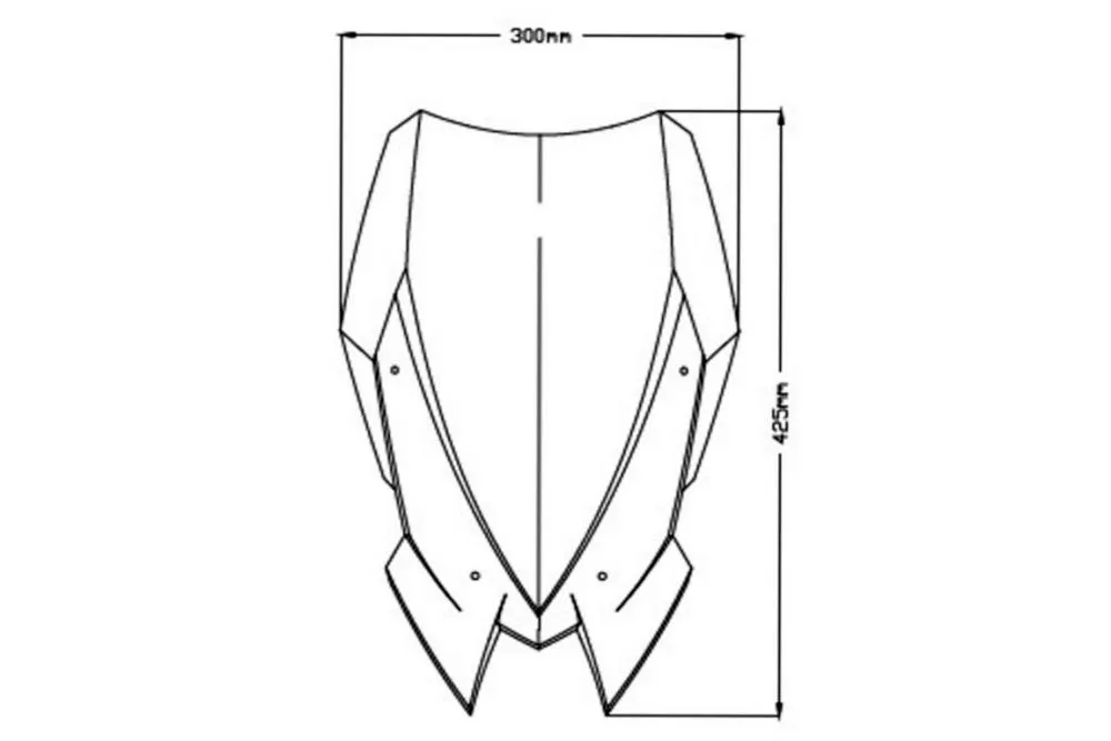 Puig_Naked_New_Generation_Touring_Verkleidungsscheibe___Kawasaki_Z900_SE_2020__3841F_Abmessung Puig Naked New Generation Touring Verkleidungsscheibe - Kawasaki Z900 /SE 2020-22