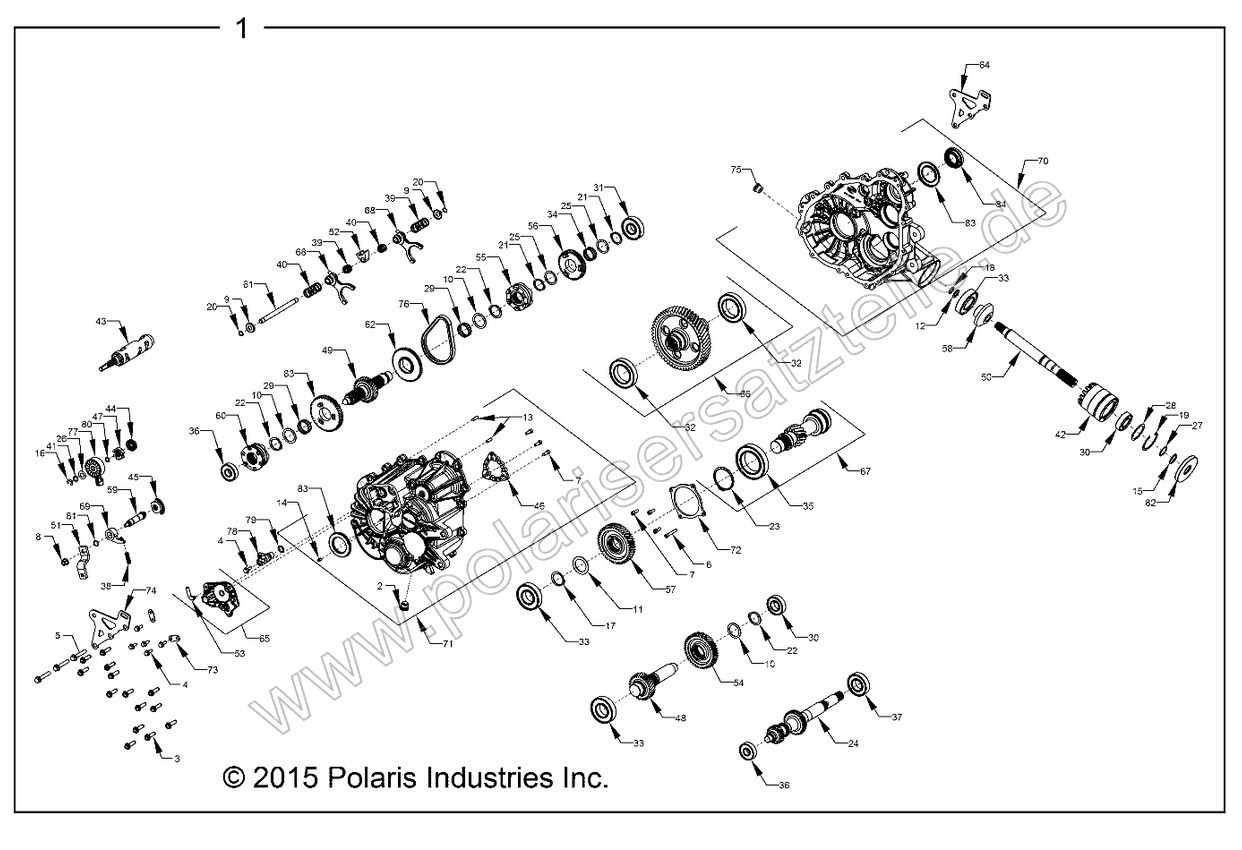 DRIVE TRAIN, MAIN GEARCASE INTERNALS DRIVE TRAIN, MAIN GEARCASE INTERNALS