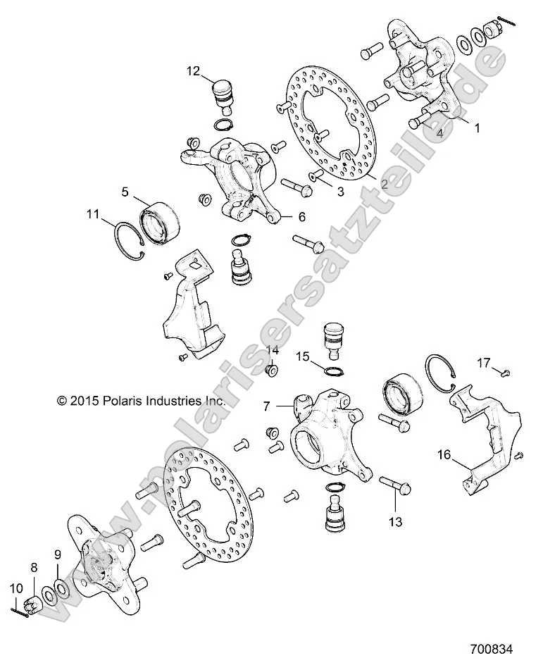 Suspension, Front Hub