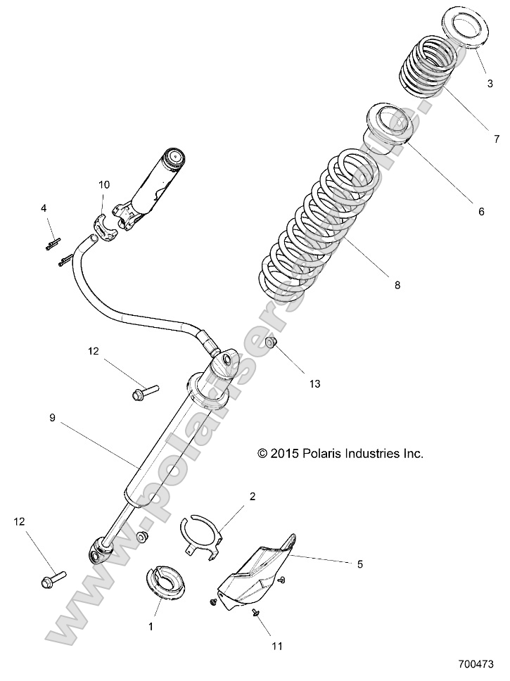 Suspension, Rear Shock Mounting Suspension, Rear Shock Mounting