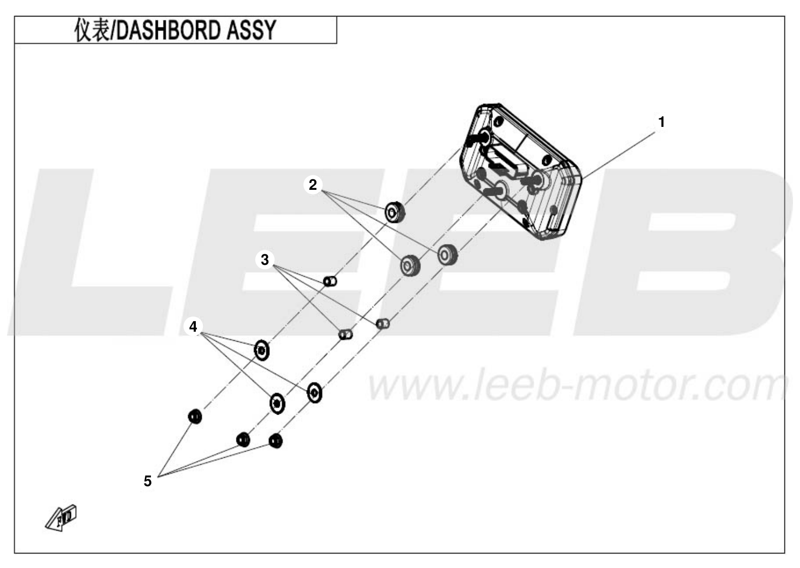 25-CF700-9AH-F17 DASHBOARD ASSY