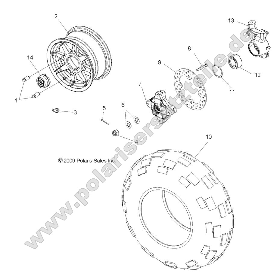 WHEELS, FRONT