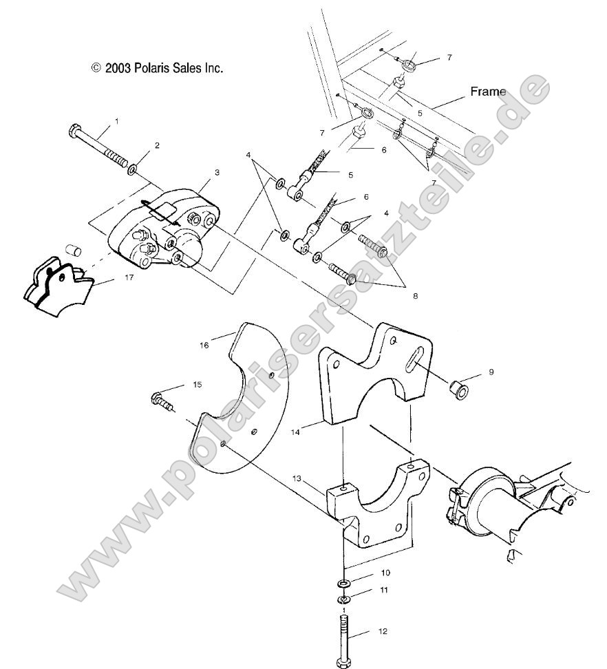 Rear Caliper Mounting Rear Caliper Mounting