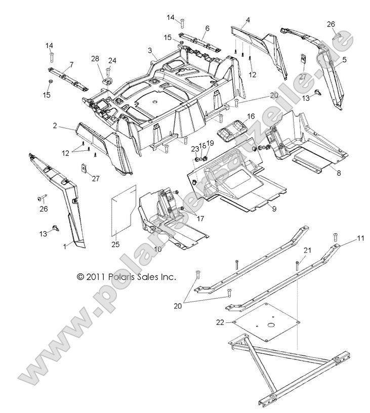 BODY, REAR RACK and FENDERS BODY, REAR RACK and FENDERS