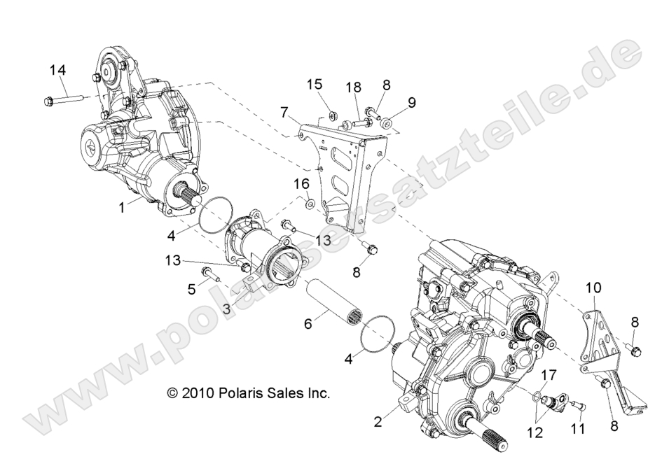 DRIVE TRAIN, GEARCASE, CARRIER MOUNTING DRIVE TRAIN, GEARCASE, CARRIER MOUNTING