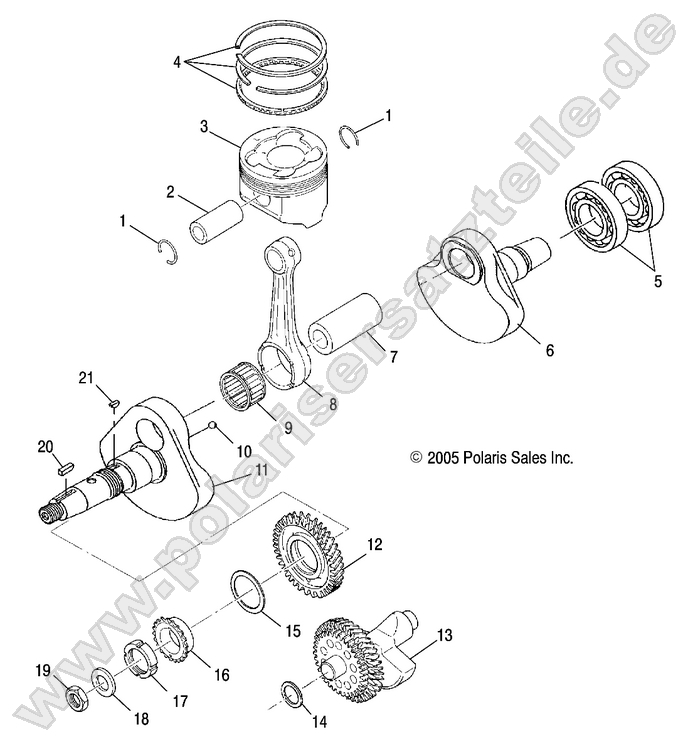 CRANKSHAFT and PISTON