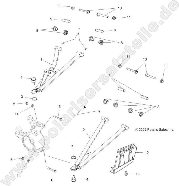 SUSPENSION, FRONT A-ARMS SUSPENSION, FRONT A-ARMS