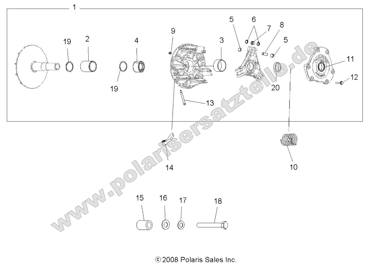 Drive Train, Primary Clutch