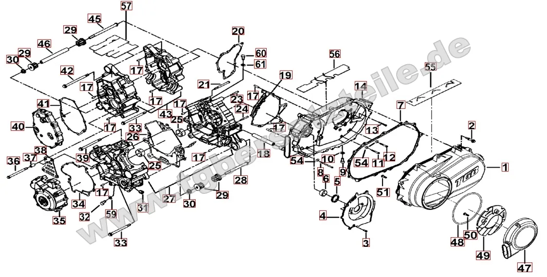 Motorgehäuse Motorgehäuse