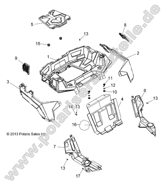 Body, Rear Rack and Fenders
