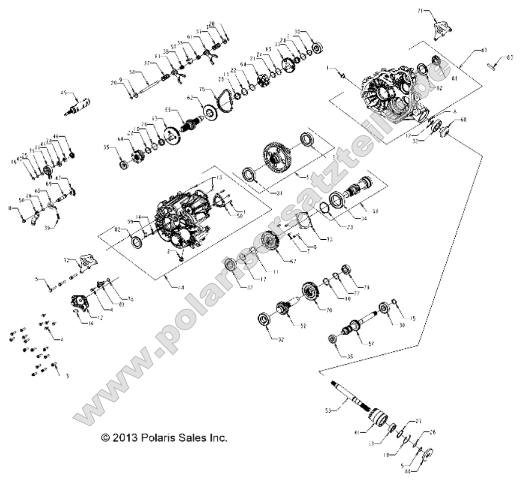 Drive Train, Main Gearcase Drive Train, Main Gearcase