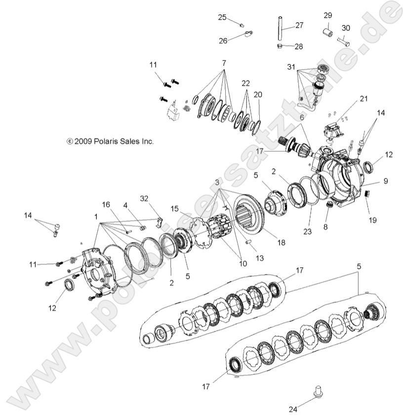 DRIVE TRAIN, FRONT GEARCASE and MOUNTING (Built 3/05/10 and Before) DRIVE TRAIN, FRONT GEARCASE and MOUNTING (Built 3/05/10 and Before)