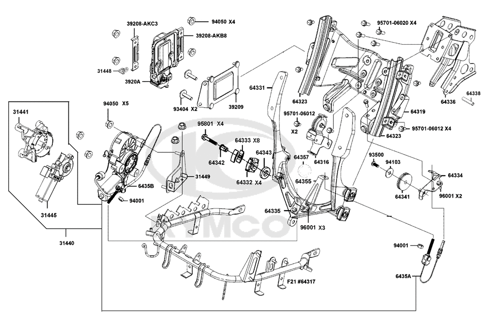 Motorsteuergerät & Hebemechanismus Wetterschutzscheibe Motorsteuergerät & Hebemechanismus Wetterschutzscheibe