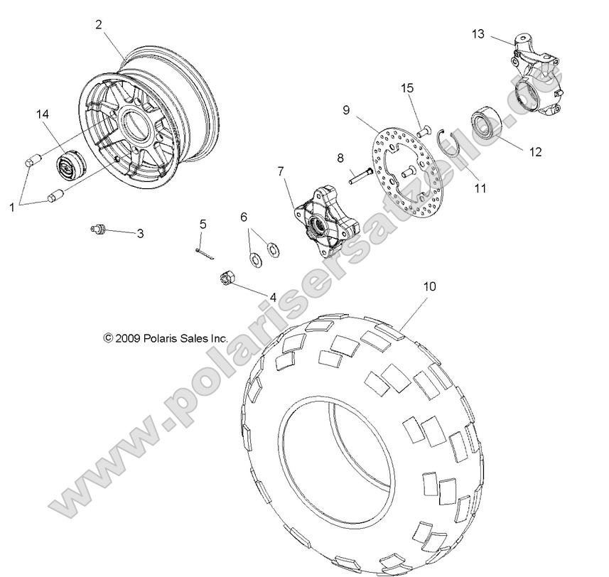 WHEELS, FRONT