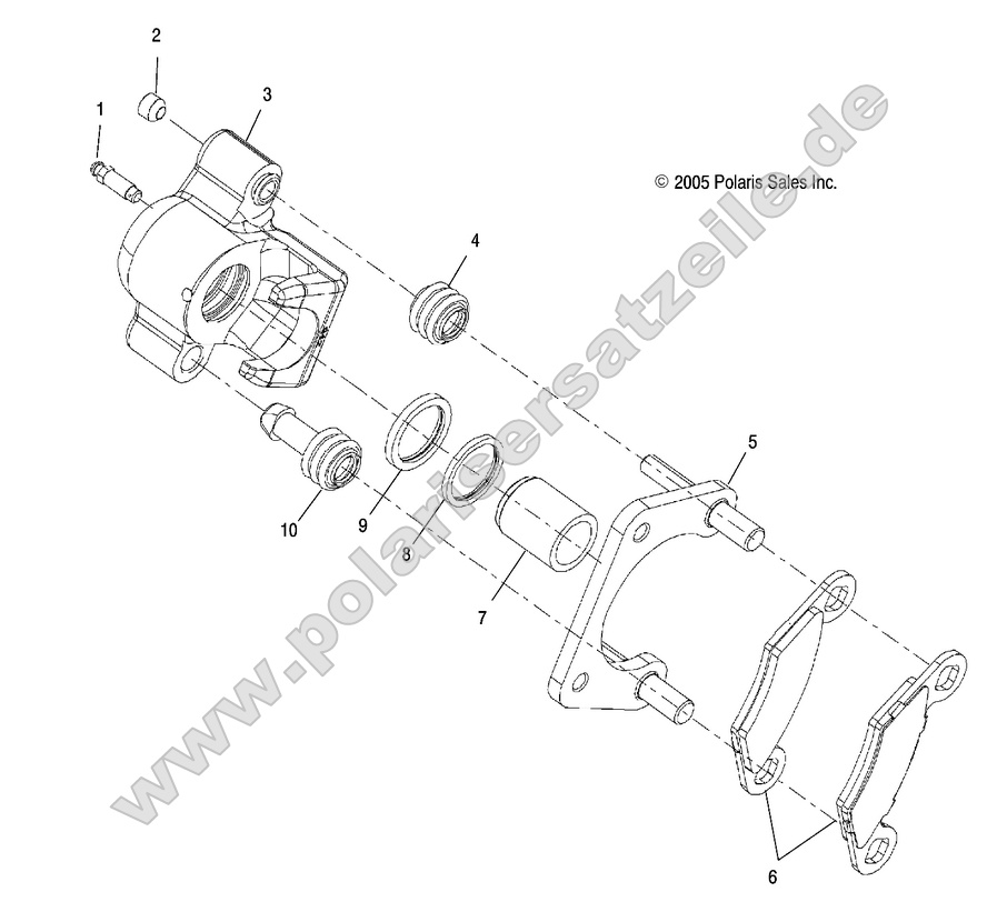 BRAKES, REAR CALIPER BRAKES, REAR CALIPER