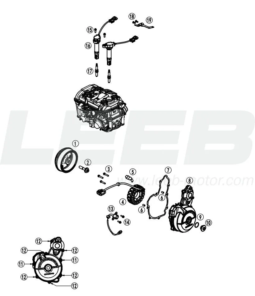 Zündungsdeckel Zündungsdeckel