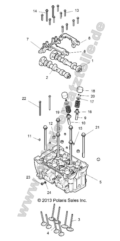 ENGINE, CYLINDER HEAD AND VALVES ENGINE, CYLINDER HEAD AND VALVES