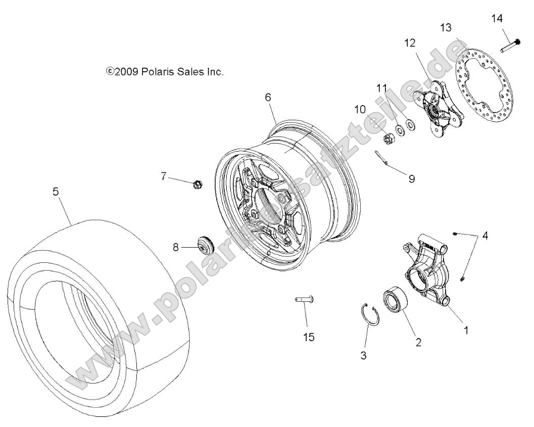 Wheels, Rear and Hub Wheels, Rear and Hub