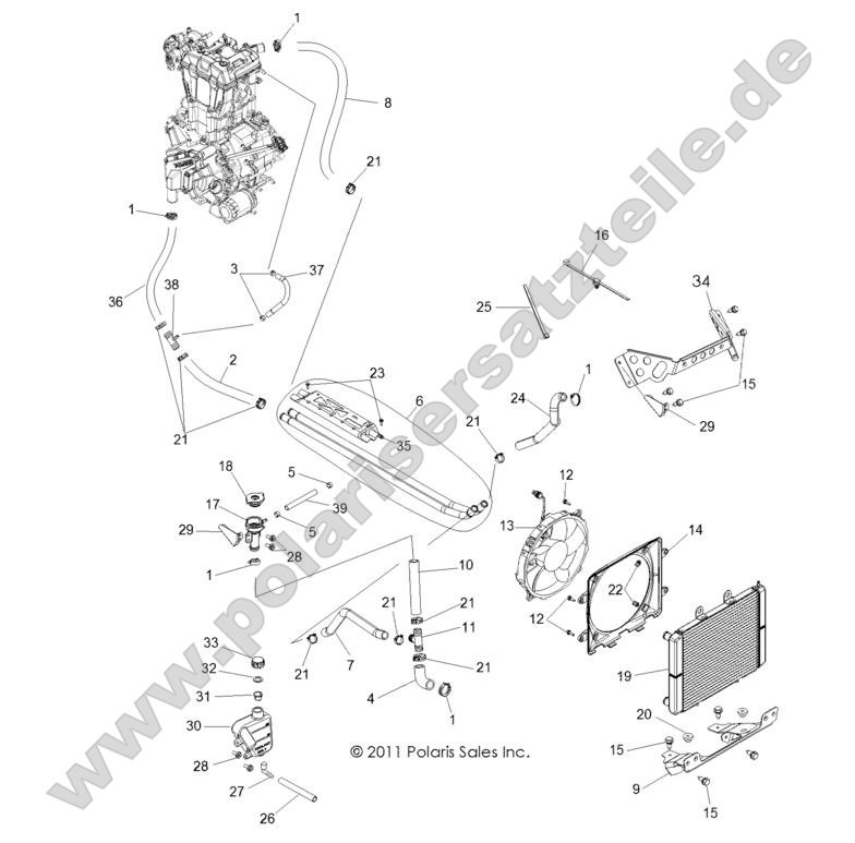 ENGINE, COOLING SYSTEM ENGINE, COOLING SYSTEM