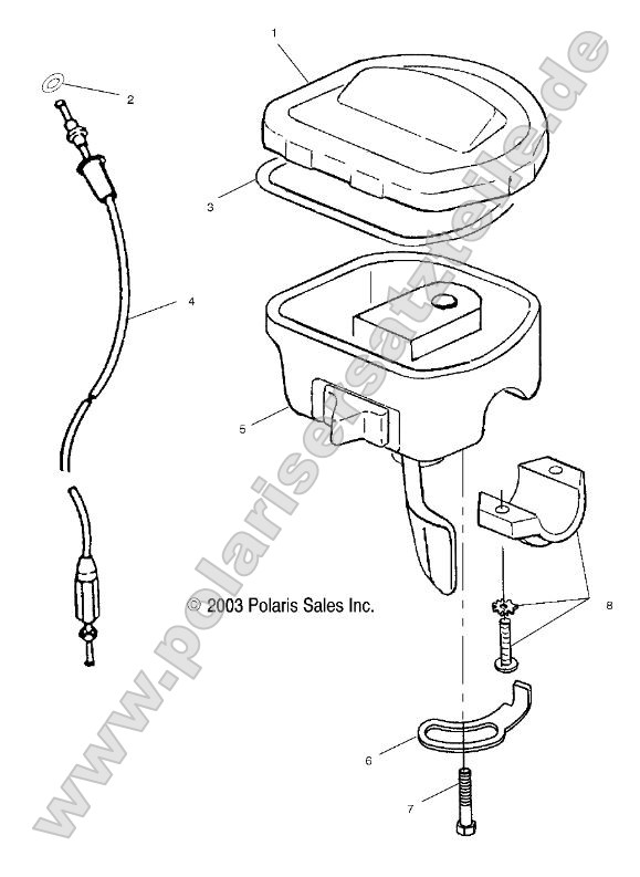 Controls - Throttle Asm/Cable Controls - Throttle Asm/Cable