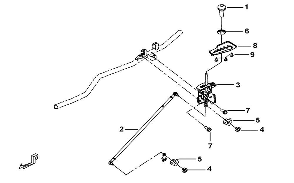 Schalthebel & Schaltgestänge