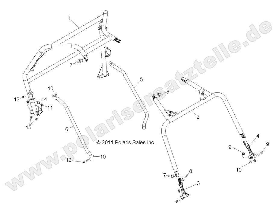 CHASSIS, CAB FRAME and SIDE BARS CHASSIS, CAB FRAME and SIDE BARS