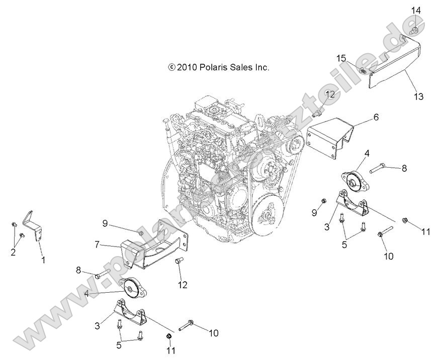 Engine, Mounting