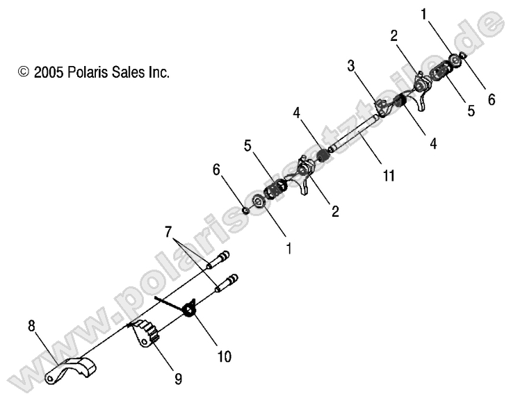 DRIVE TRAIN, SHIFT FORKS DRIVE TRAIN, SHIFT FORKS