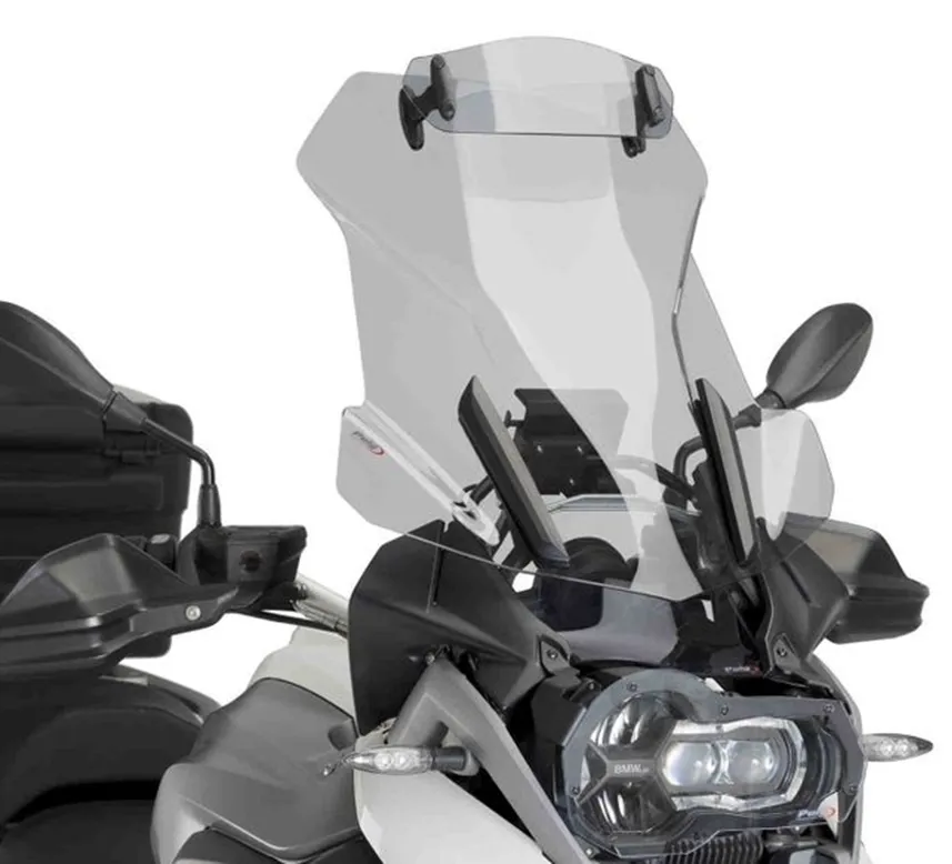 Puig Touren Verkleidungsscheibe + Spoiler Getönt - BMW R1200 GS 2013-18 / R1250 GS 2018-22