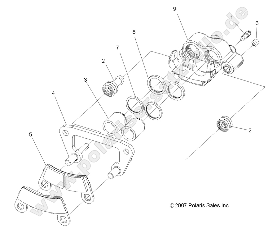 BRAKES, FRONT CALIPER BRAKES, FRONT CALIPER