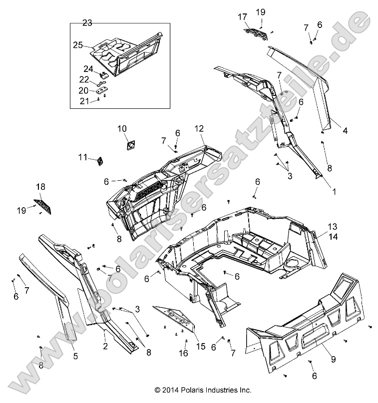Body, Rear Rack and Fenders Body, Rear Rack and Fenders
