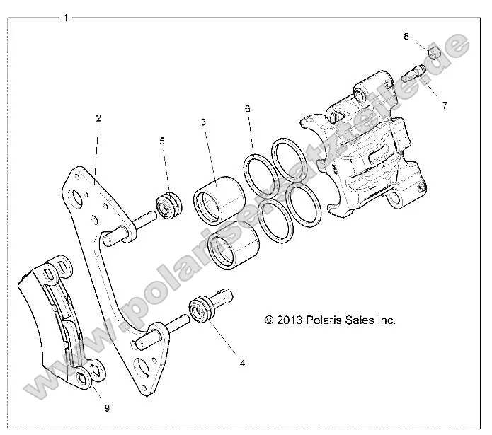 Brakes, Front Caliper Brakes, Front Caliper