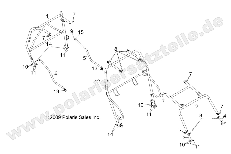 CHASSIS, CAB FRAME and SIDE BARS CHASSIS, CAB FRAME and SIDE BARS