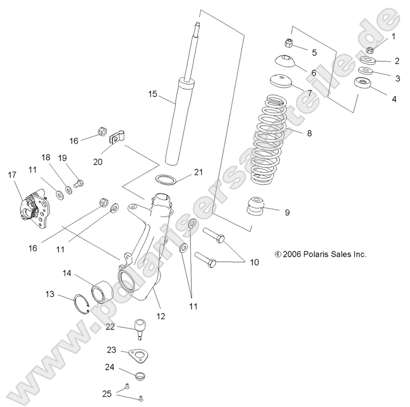 SUSPENSION, STRUT, FRONT SUSPENSION, STRUT, FRONT