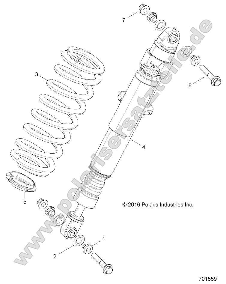 Suspension, Rear Shock Mounting Suspension, Rear Shock Mounting