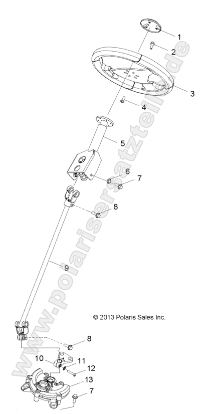 STEERING, POST STEERING, POST