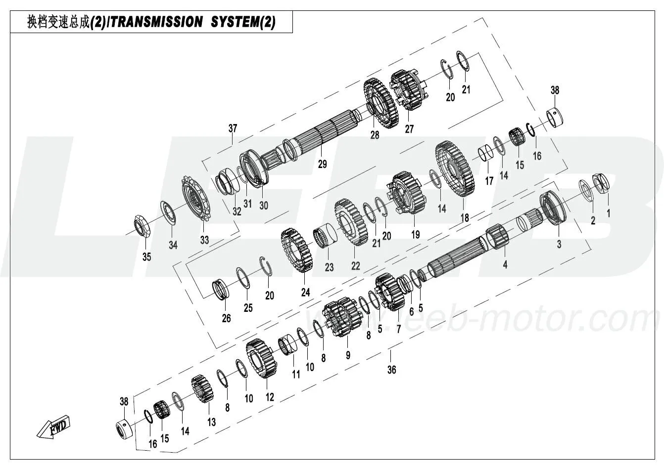 Getriebesystem (2) Getriebesystem (2)