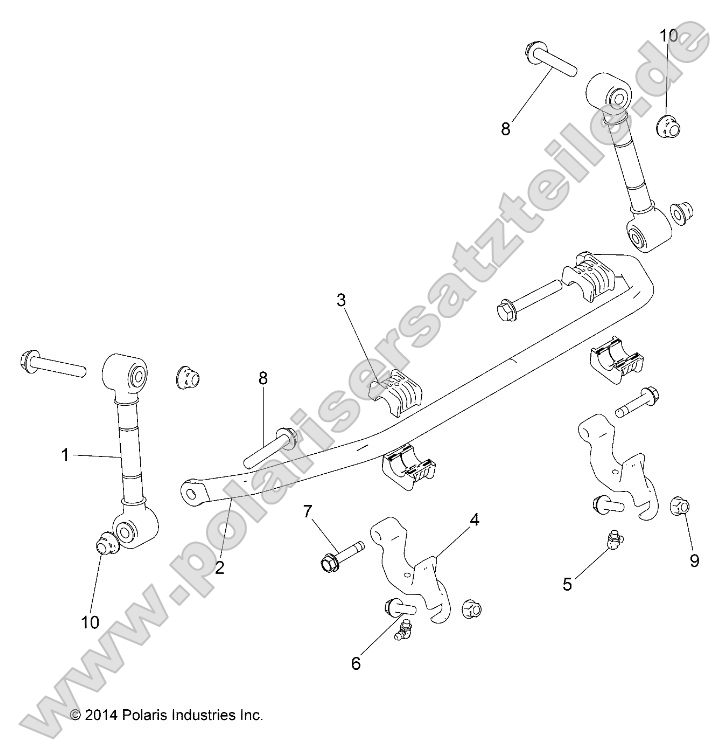Suspension, Stabilizer Bar, Front