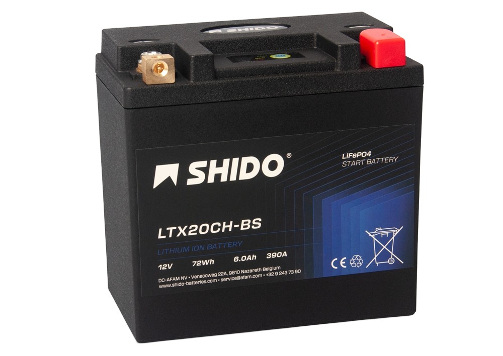 Shido LTX20CH-BS Lithium Ionen Batterie 12V LiFePO4 (YTX20CH-BS FTX20CH-BS) Shido LTX20CH-BS Lithium Ionen Batterie 12V LiFePO4 (YTX20CH-BS FTX20CH-BS)